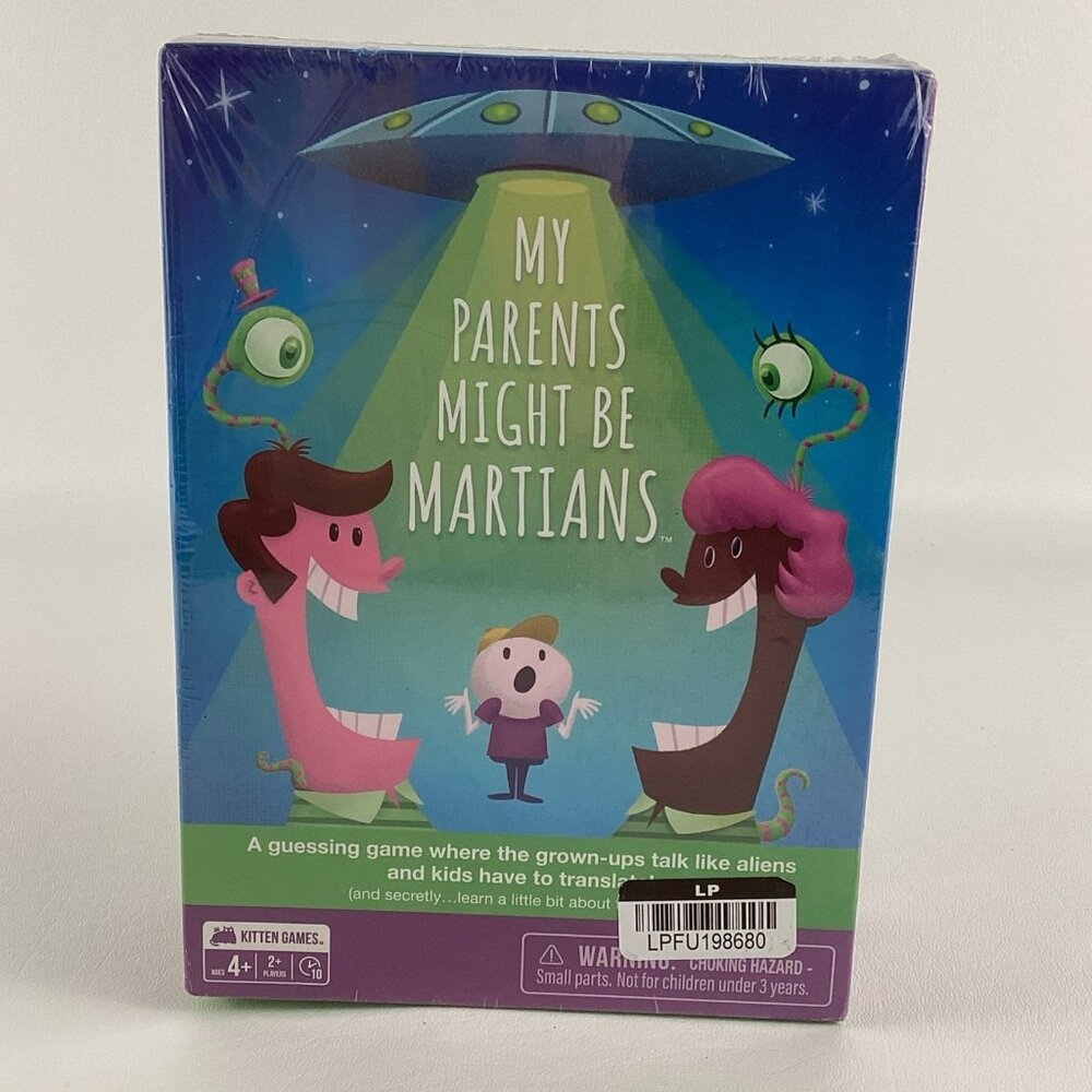 My Parents Might Be Martians Guessing Game 2022 Exploding Kittens Family Night